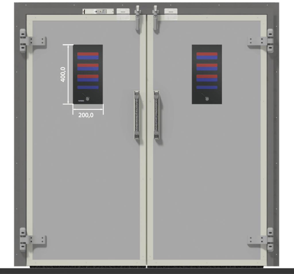 Lasermet's Caiman Laser Safety Blinds 400 x 200mm size
