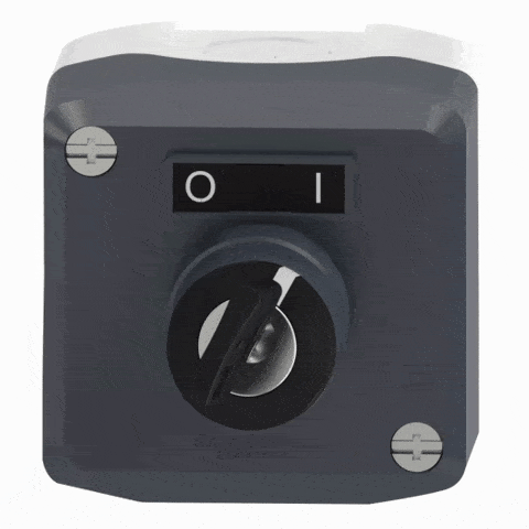 Mode switching from (0) for automatic operation to mode (1) for remote operation.