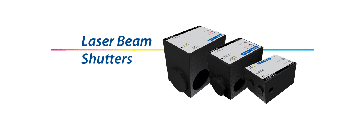 High powered laser beam shutters.