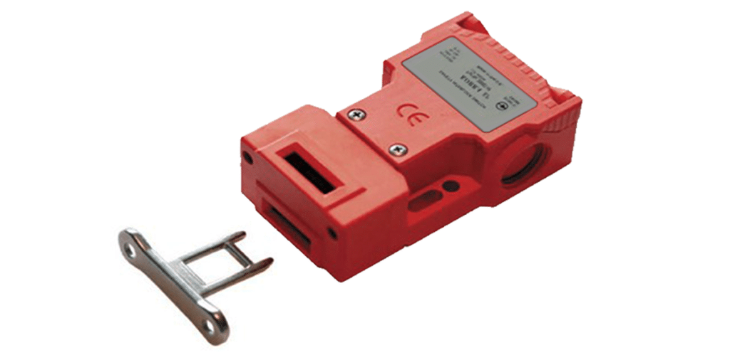 Mechanischer Verriegelungsschalter mit Betätiger.