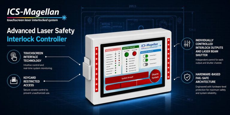 Wir stellen vor: ICS-Magellan – die fortschrittliche Touchscreen-Steuerung „Laser Interlock®“ von Lasermet