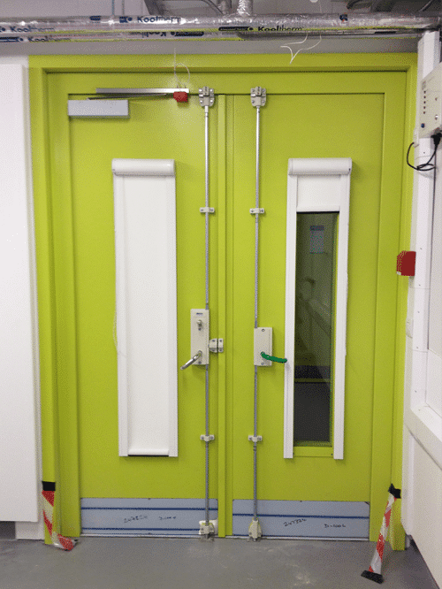 A successfully installed 3x4m Laser blocking roller blinds.