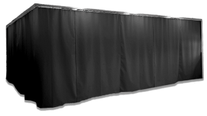 The cost effective Wolf Curtains are ideal for use with Class 3B lasers.