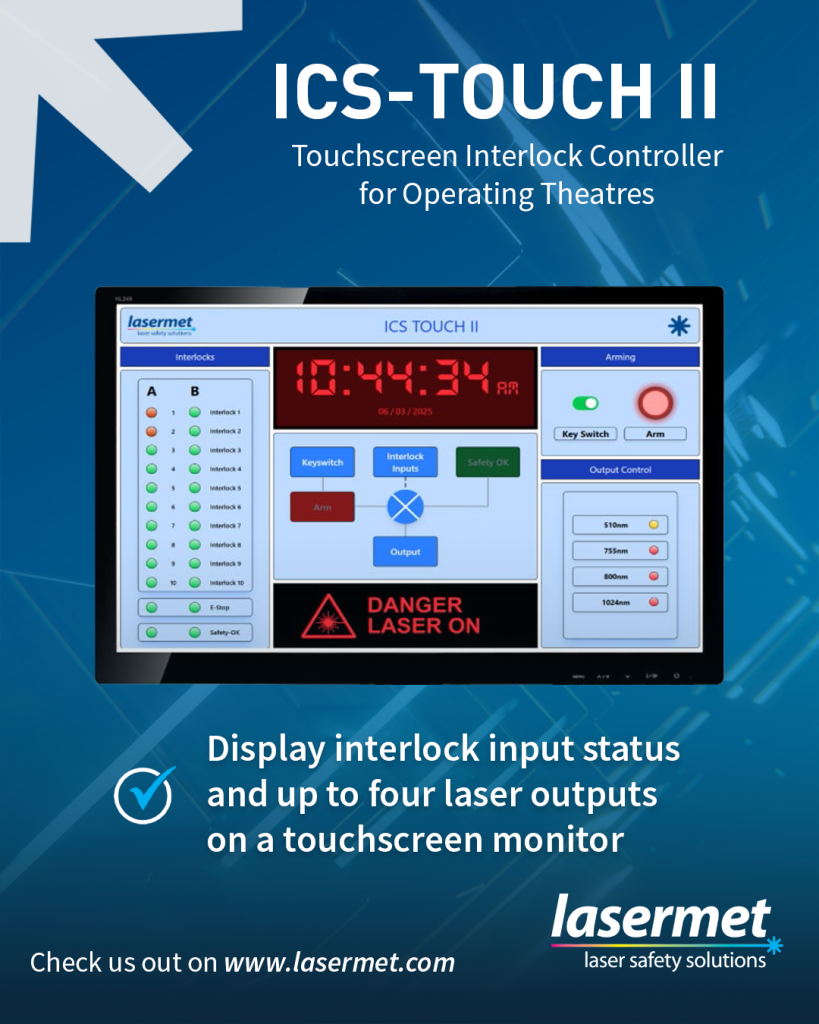 Lasermet ICS-TOUCH II Infographic