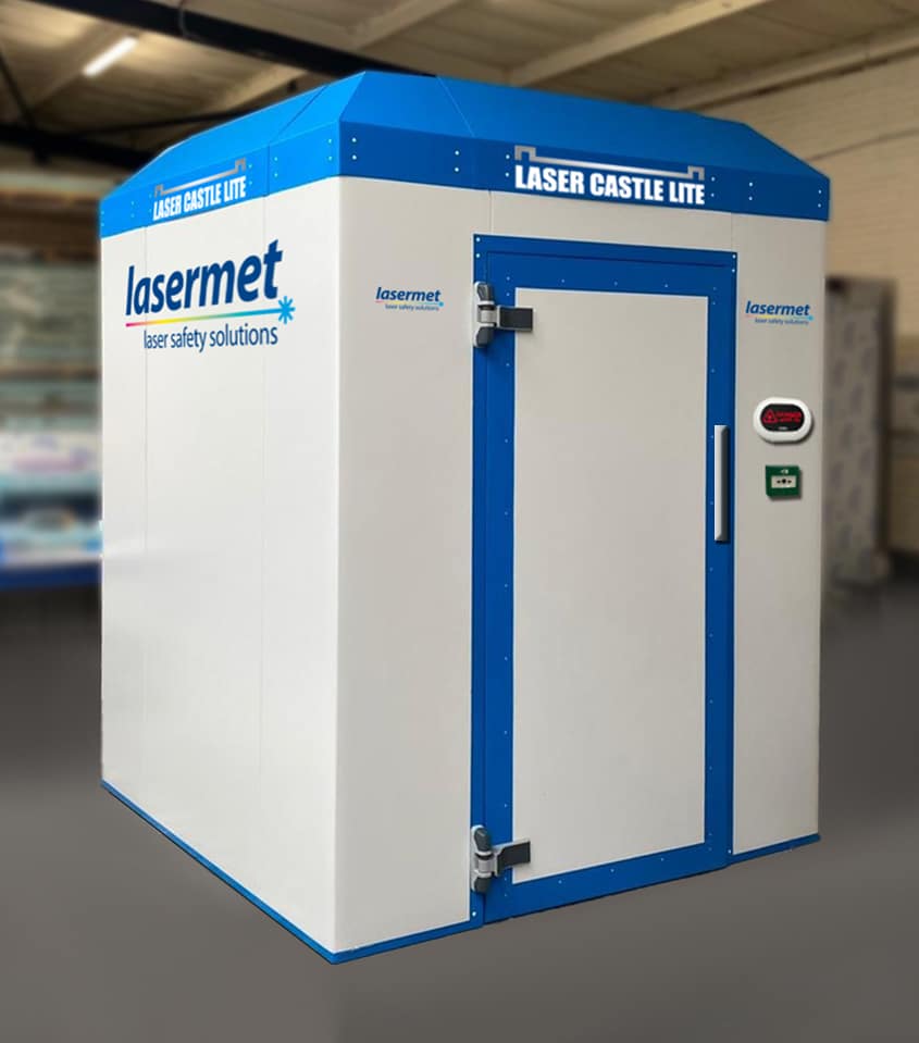 Low-cost and self-build enclosure/ cabin that ensures laser safety.