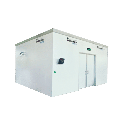 Room sized laser enclosure, Laser safety enclosure, Class 4 laser enclosure