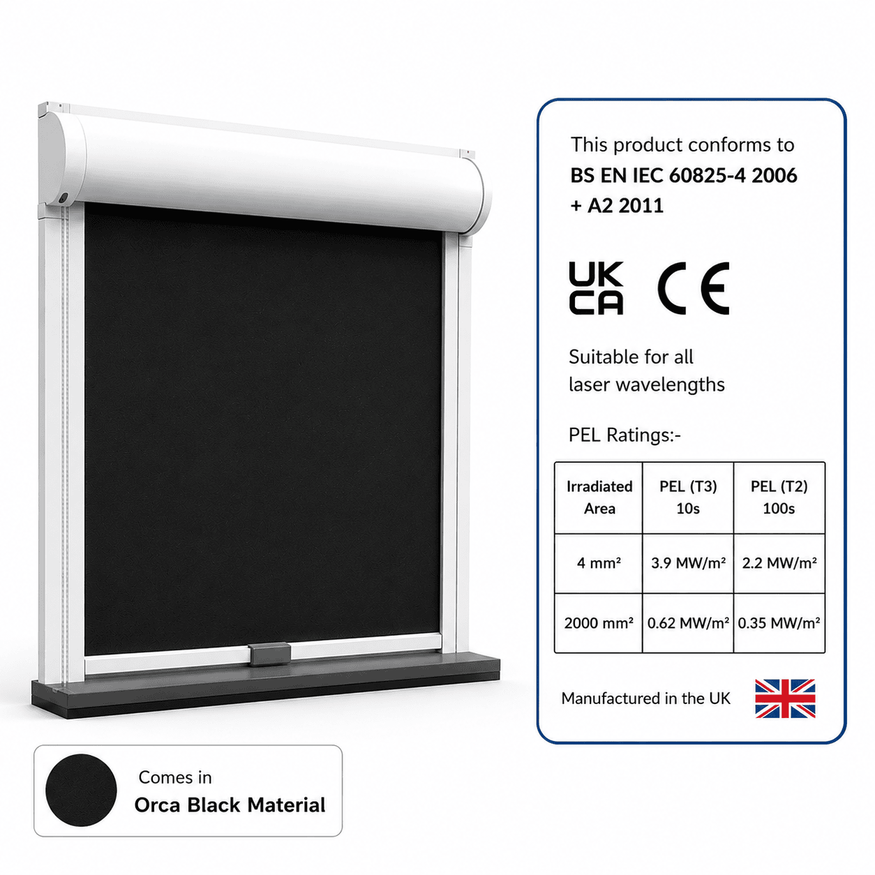 Laser Blocking Roller Blinds - Image 2