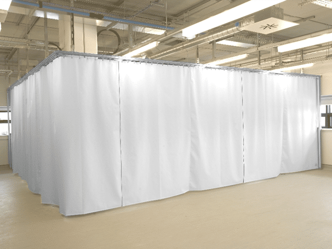 Laser blocking curtain, Laser safety curtains, Class 3B laser curtain, Class 4 laser curtain