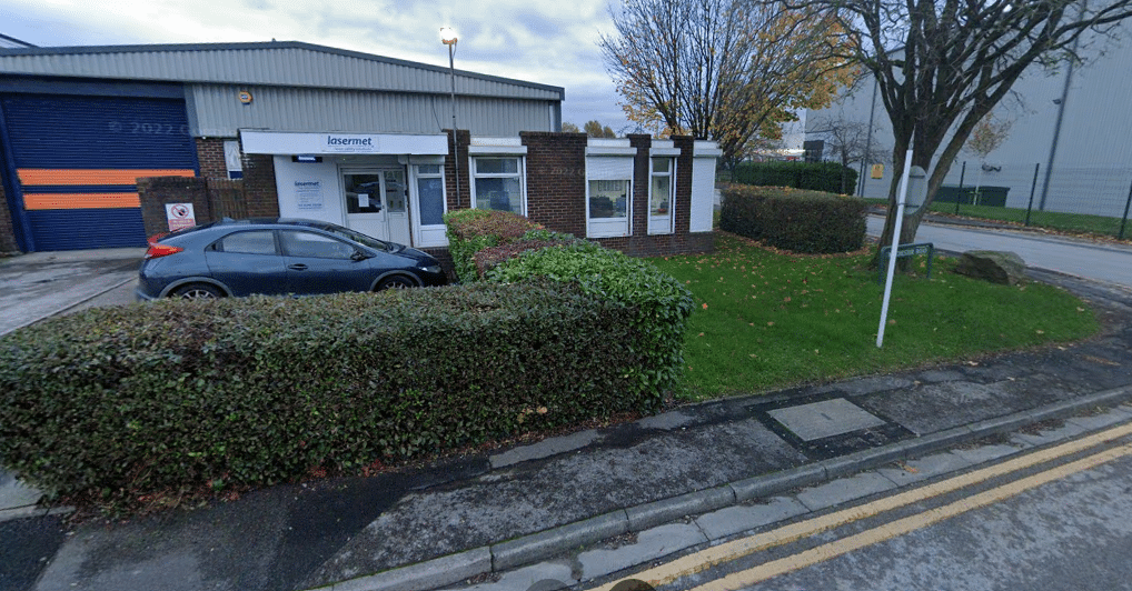 Street view of Lasermet’s newly opened UK headquarters