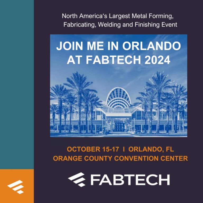 Visit Lasermet at FABTECH 2024 in Orlando, FL!