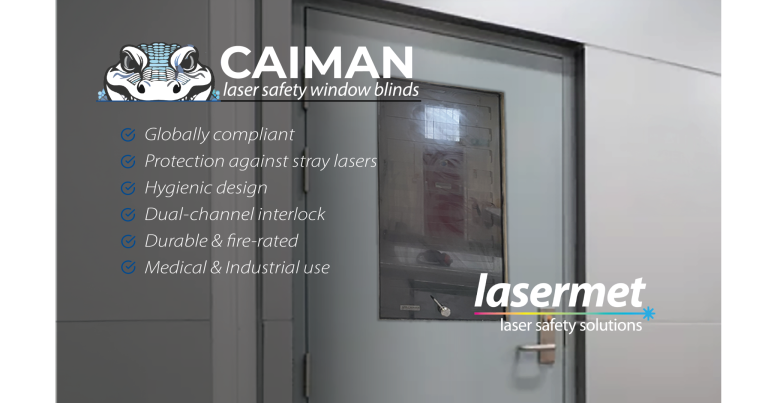Caiman Laser Safety Window Blinds by Lasermet
