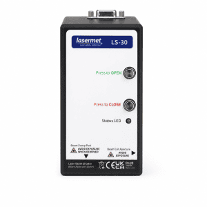 LS-30 Single Channel Laser Shutter Front Lasermet USA