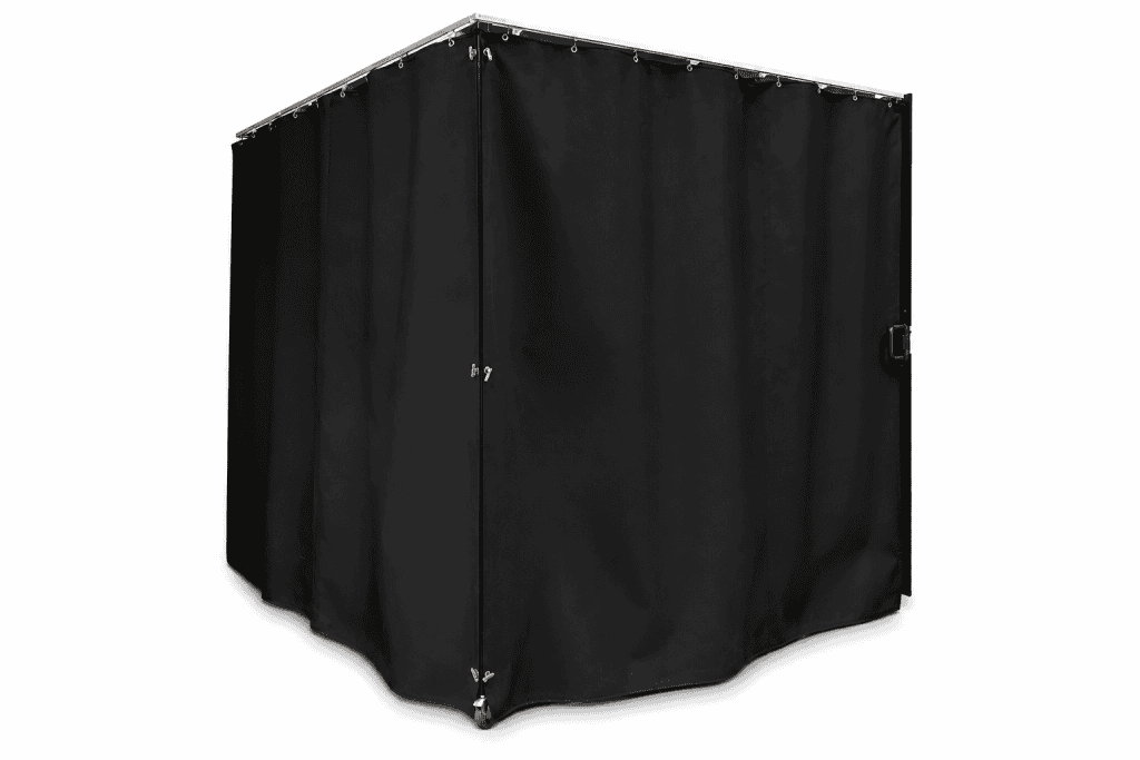 Lasermet Laser Safety Curtain Pod called Dolphin Pod