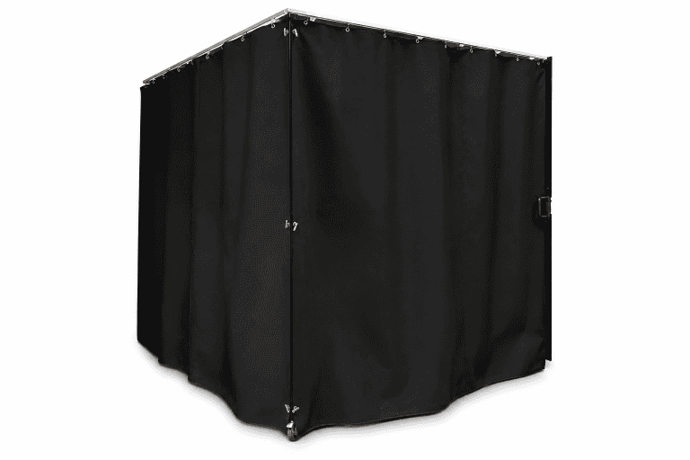 Lasermet Laser Safety Curtain Pod called Dolphin Pod