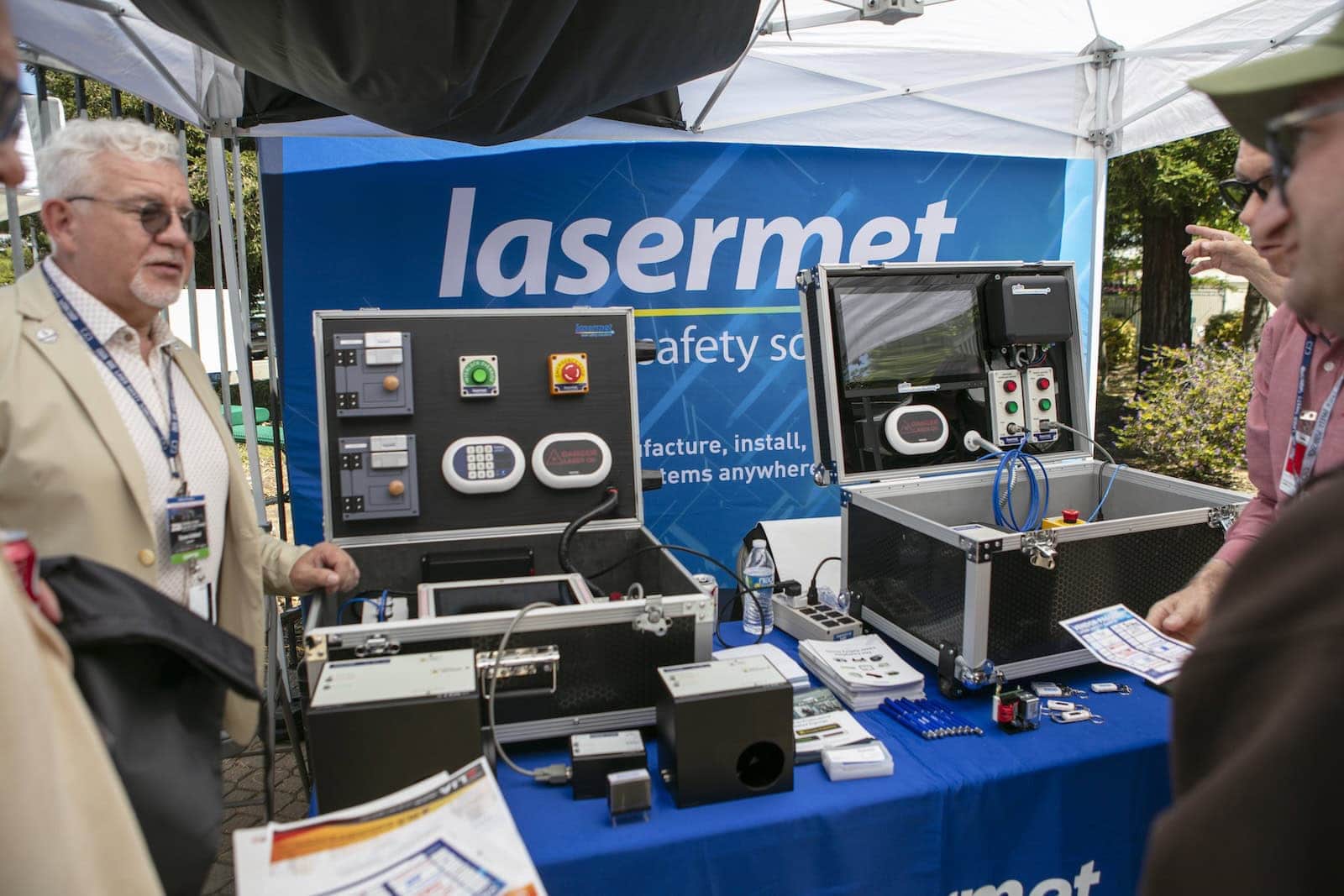 Lasermet Booth at DOE LSO Workshop Livermore 2026