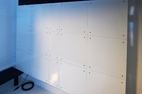 laser jailer active guard tiles internal by Lasermet Laser Safety Solutions