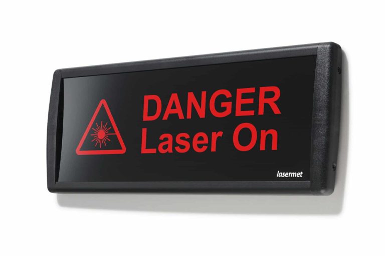 Illuminated Laser Warning Signs Lasermet Laser Safety Experts
