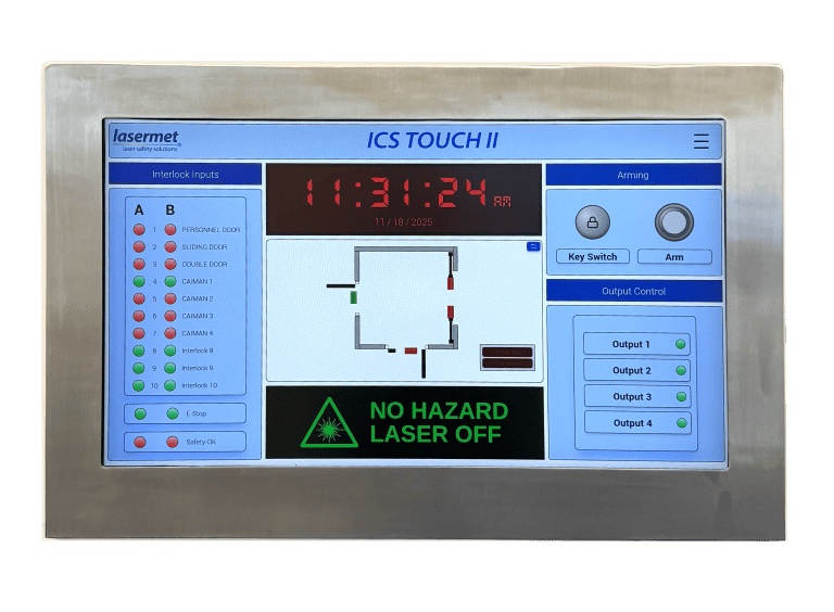 ICS-TOUCH II Interlock Controller by Lasermet