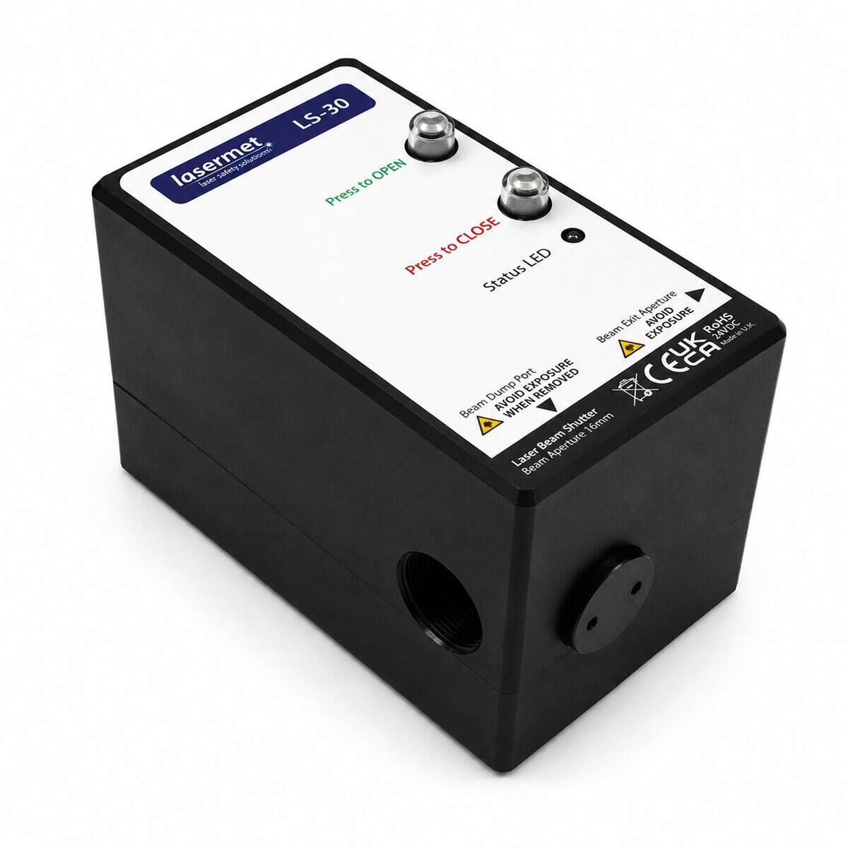 LS-30 Single Channel Laser Shutter Top Left