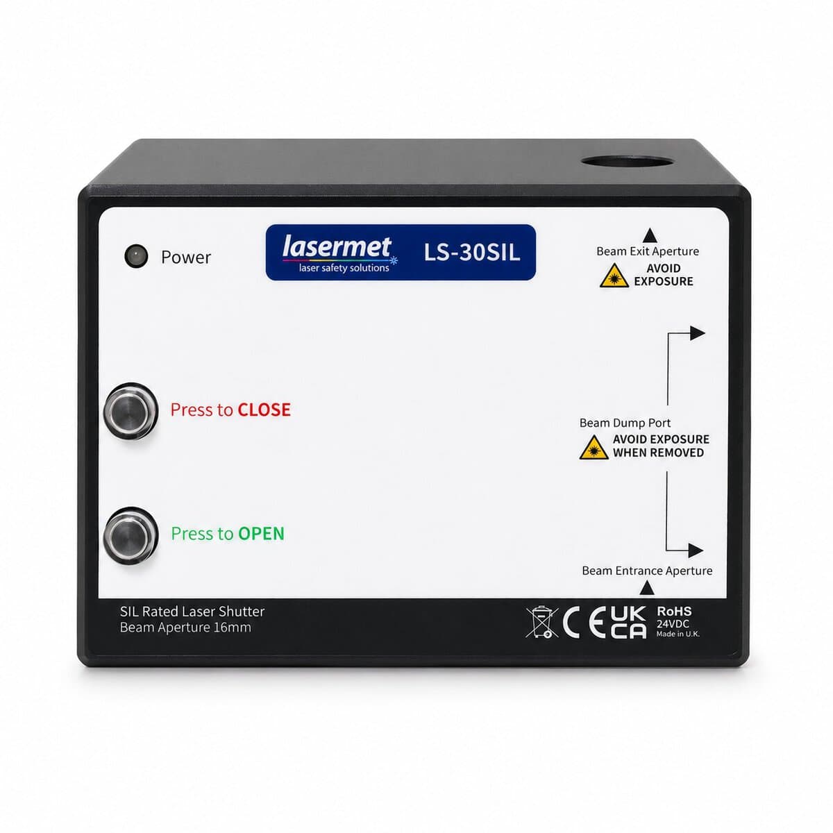 LS-30SIL Dual Channel Laser Shutter Front 2