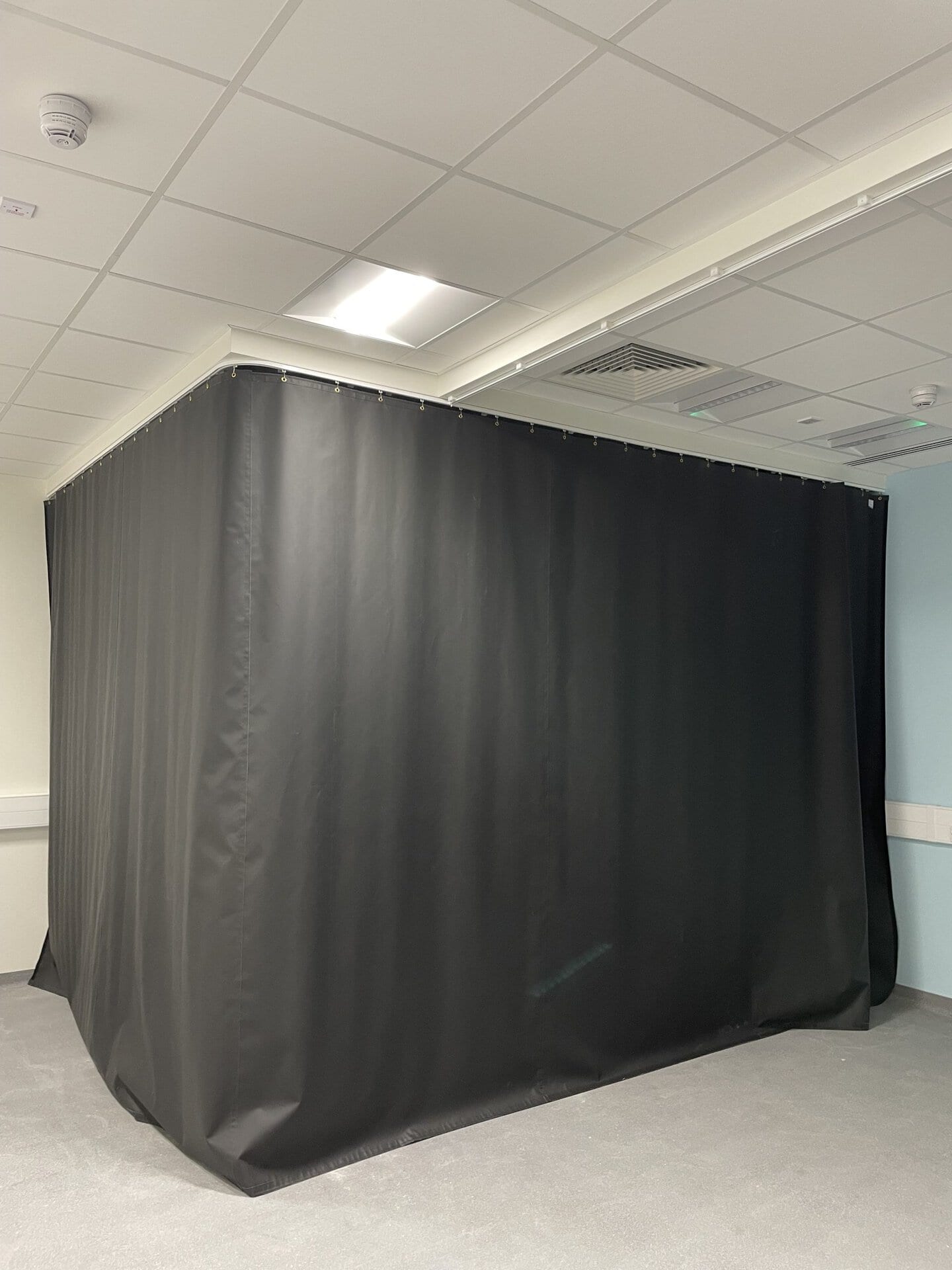 Lasermet Laser Blocking Curtains Client Install 2