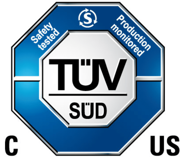TUV SUD Certification mark for Lasermet ICS-9 Interlock Controller