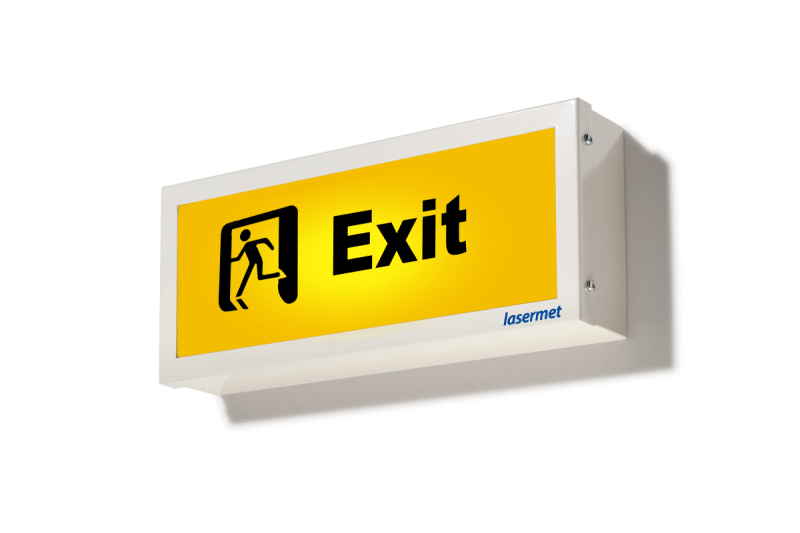 LED Sign, Illuminated Sign, Sign, Exit Sign, LED Exit Sign