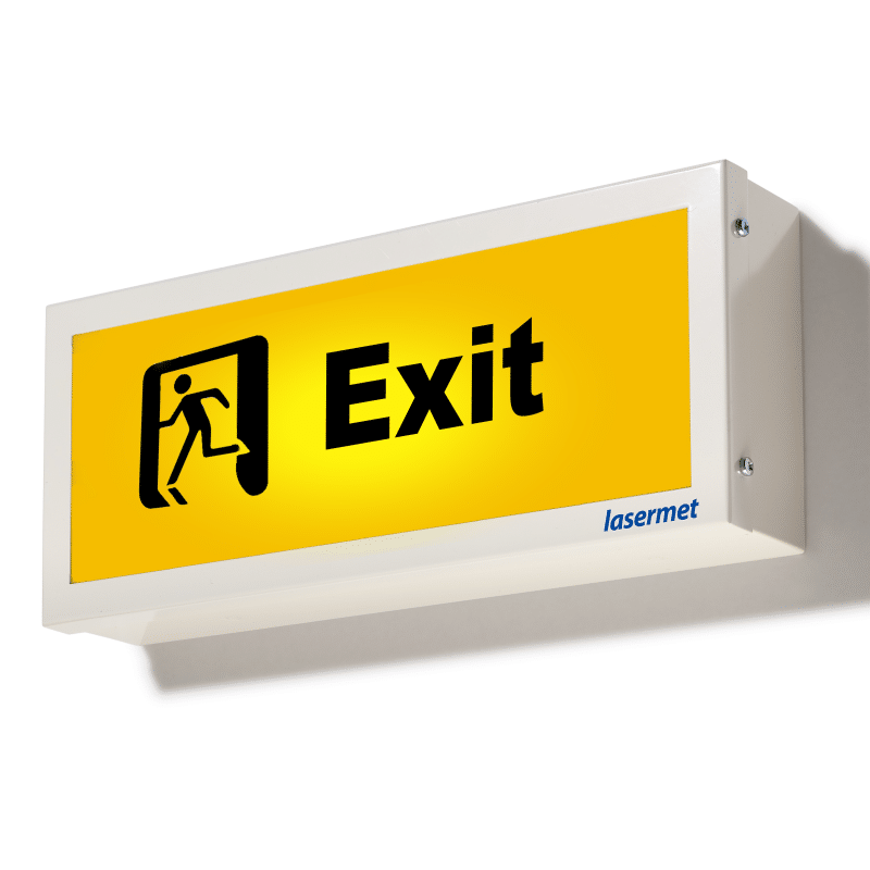 LED Sign, Illuminated Sign, Sign, Exit Sign, LED Exit Sign