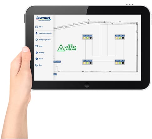 Lab View enables the ICS Buddy to monitor the whole lab status for each interlock switch