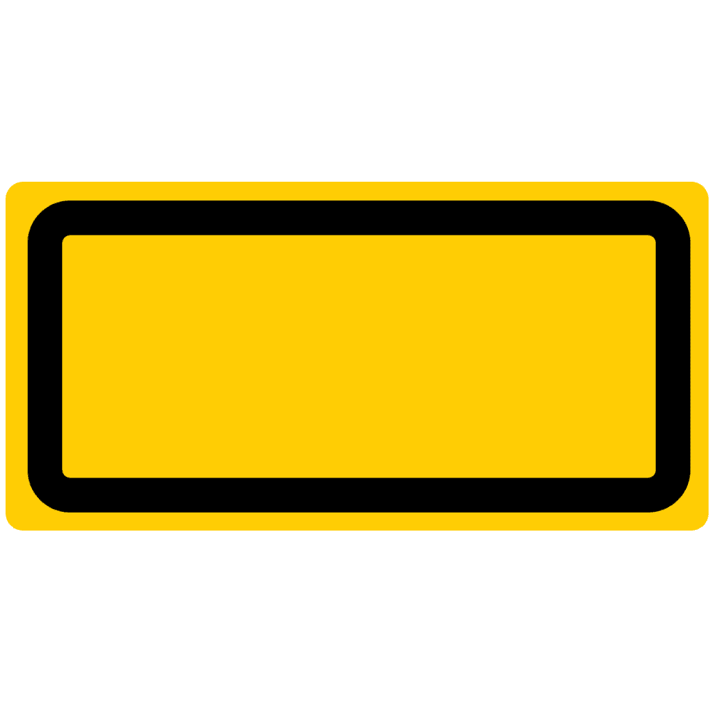 Blank Laser Warning Label