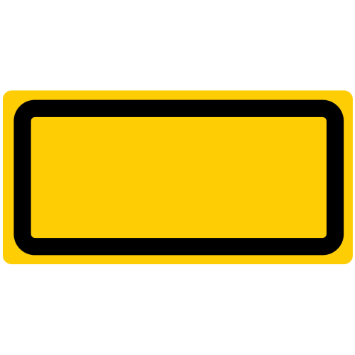 Blank Laser Warning Label