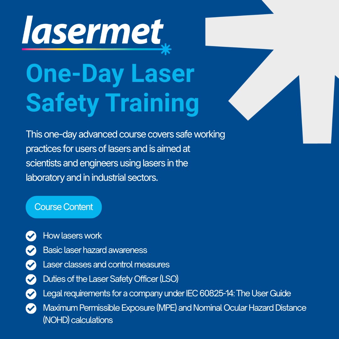 Lasermet One Day Laser Safety Training