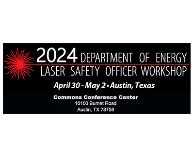 Lasermet will be joining Department of Energy Laser Safety Officer Workshop