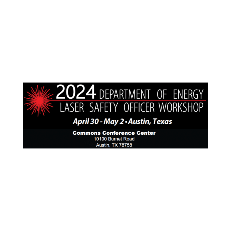 Lasermet will be joining Department of Energy Laser Safety Officer Workshop