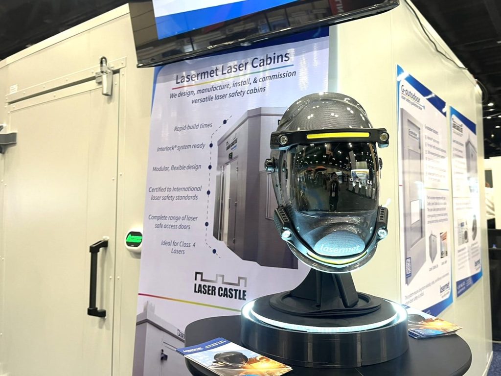 Lasermet Laser Safety Helmet at Fabtech Chicago