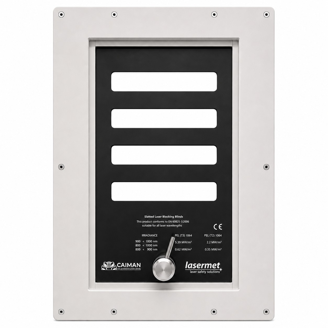 Standard Fit Caiman Window by Lasermet Laser Safety Solutions