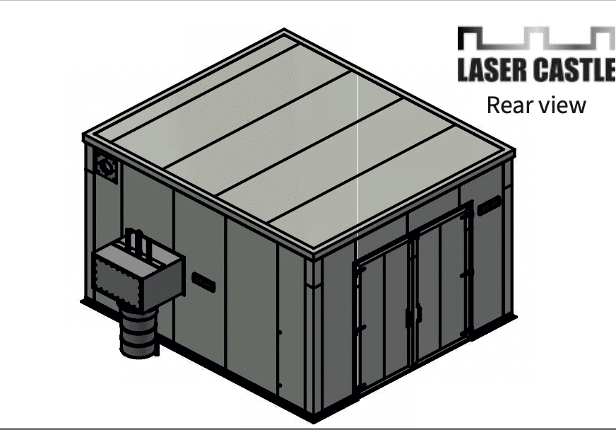 Laser Castle Rear View