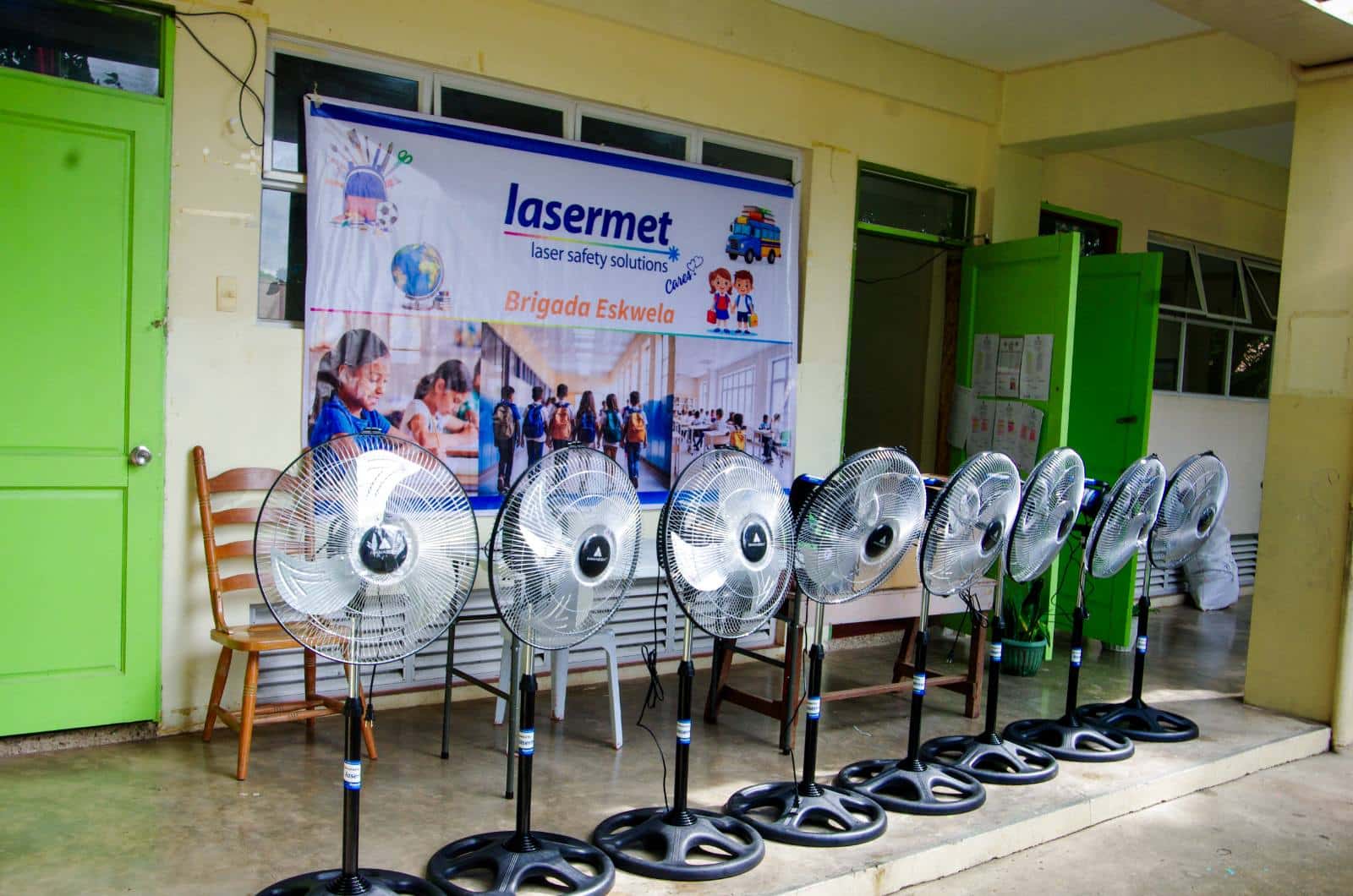 2025 Lasermet CSR Donated Industrial Fans Brigada Eskwela