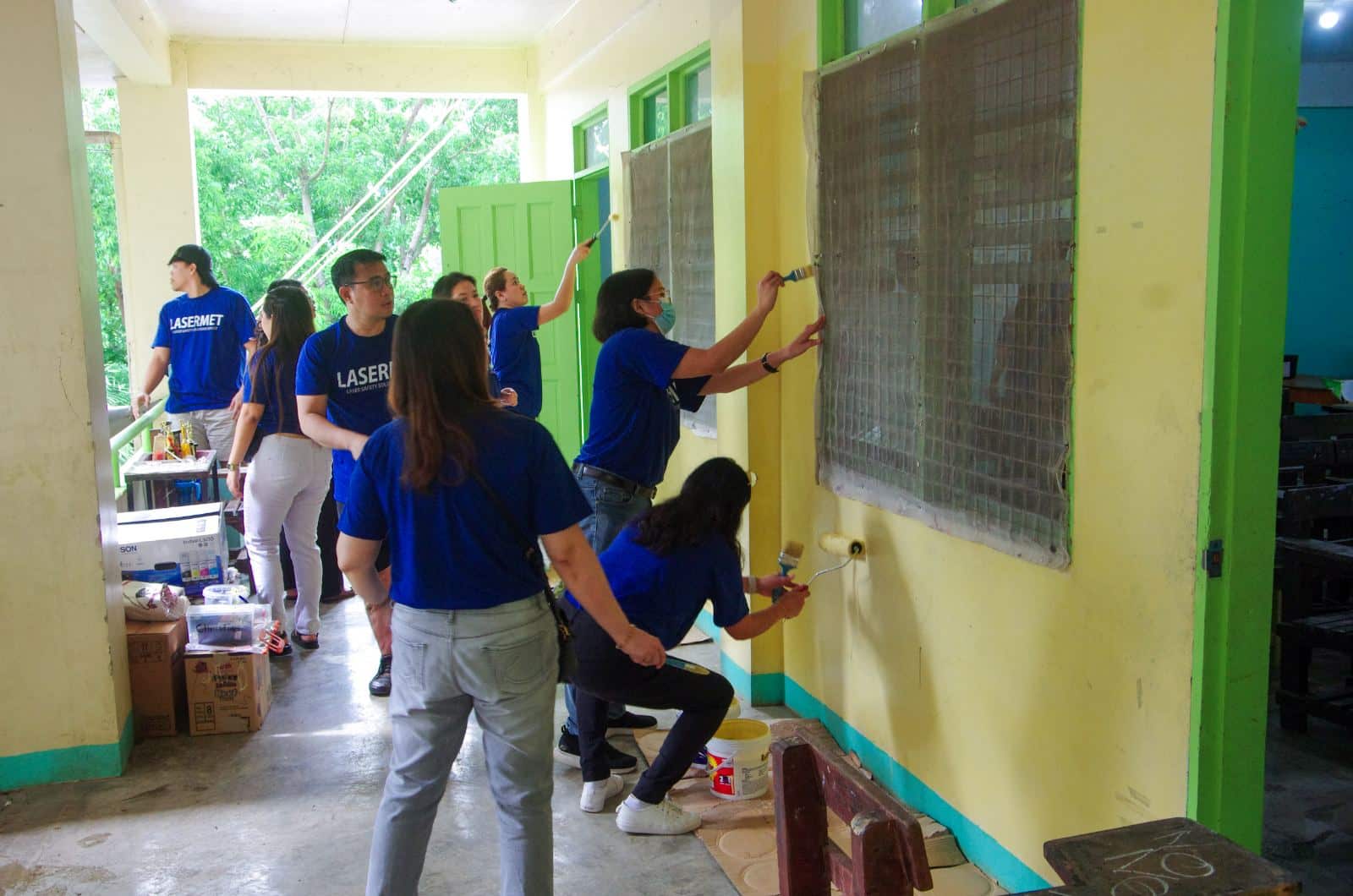 2025 Lasermet CSR Activity Budlaan Integrated School Paint Brigada Eskwela