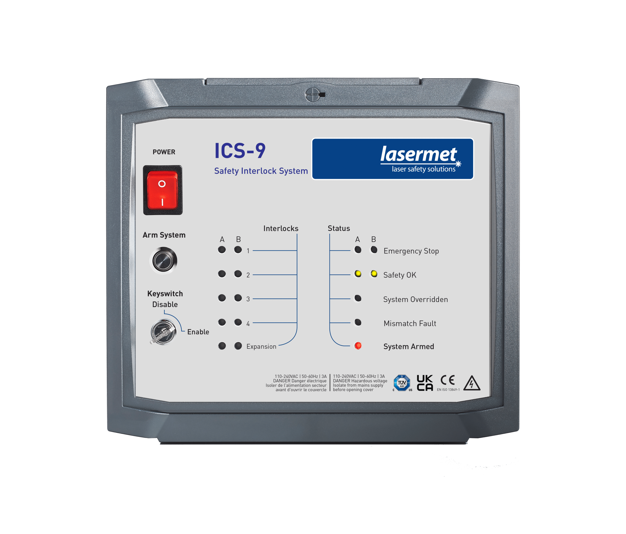 ICS 9 Interlock System High Res scaled by Lasermet Laser Safety Solutions