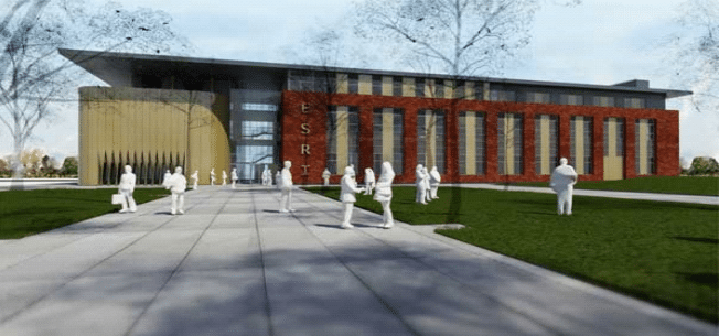 Exterior of Swansea University where laser safety systems were installed
