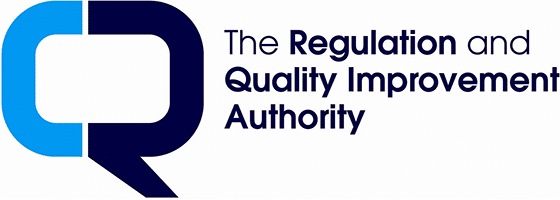 RQIA logo by Lasermet Laser Safety Solutions