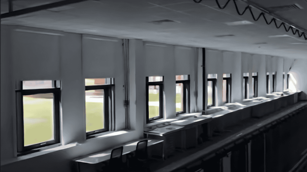 Lasermet roller blinds at Swansea University