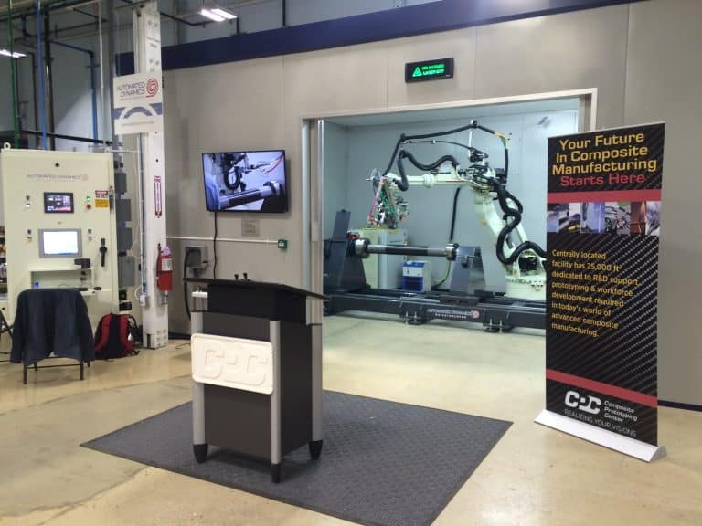 Laser Castle Installed at the Composite Prototyping Centre (CPC), New York