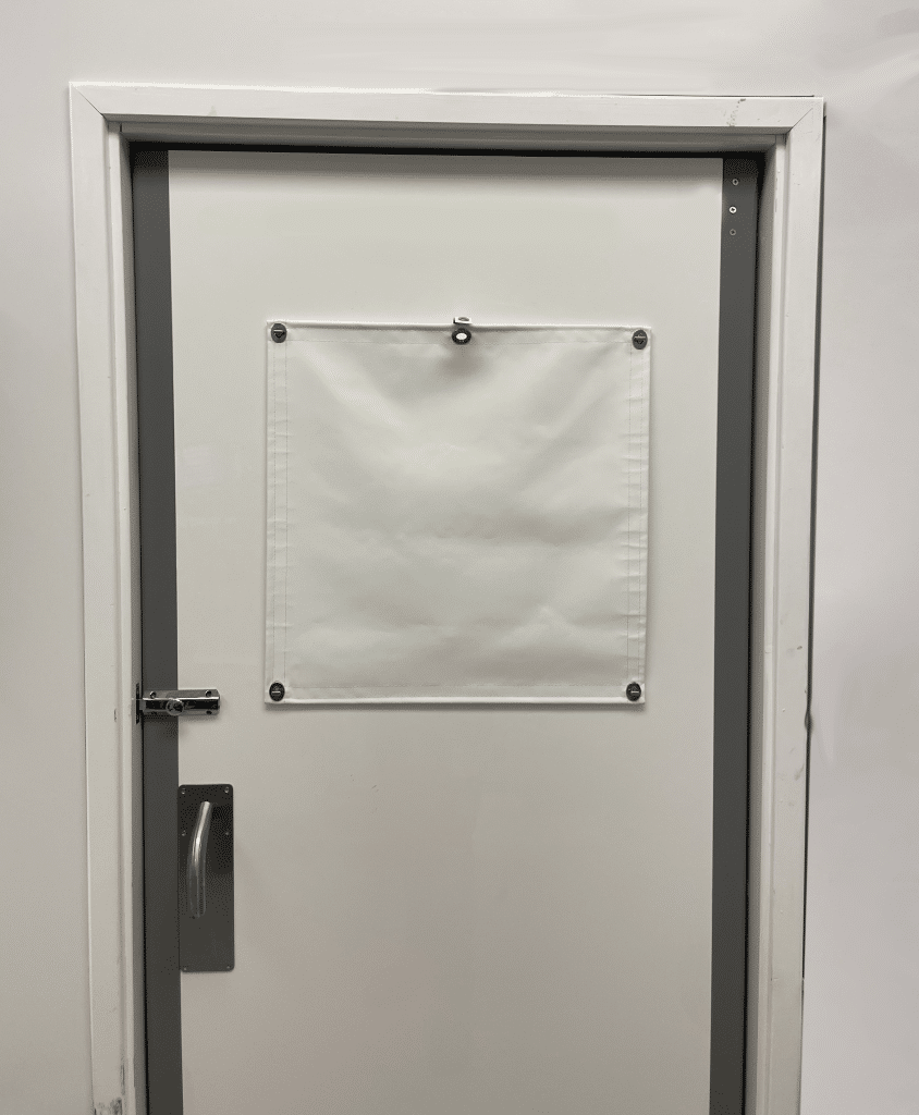 Window block Installation 1 by Lasermet Laser Safety Solutions