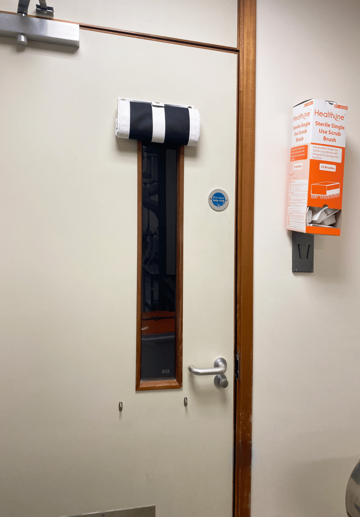 Window block Installation 3 by Lasermet Laser Safety Solutions