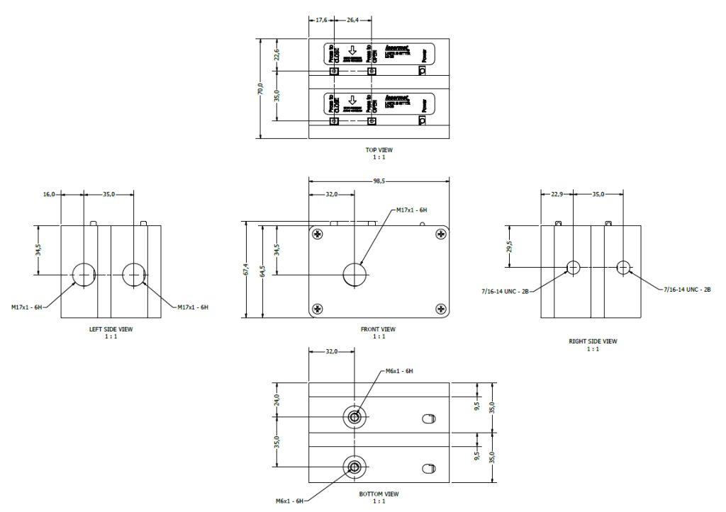 shutter ls 20sil dimension by Lasermet Laser Safety Solutions