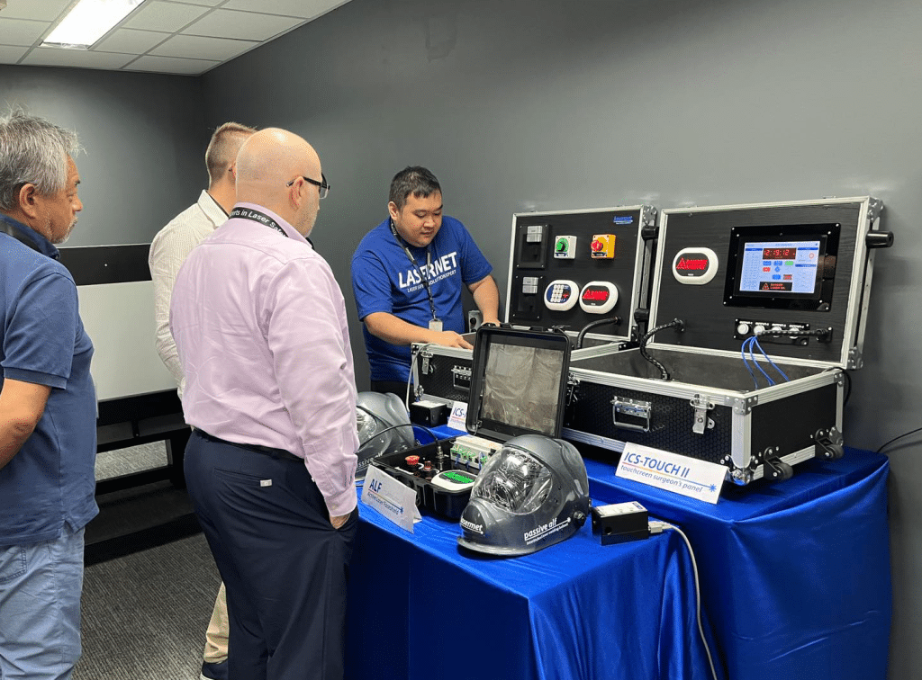 Distributor Con Demo by Lasermet Laser Safety Solutions