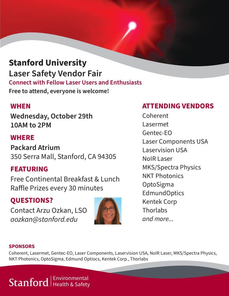 Lasermet at Stanford's-Laser-Safety-Fair-October-2025