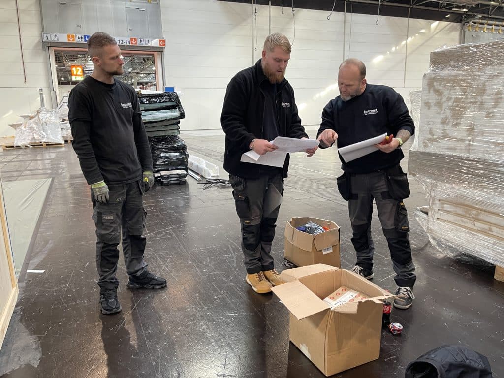 Lasermet Installers Planning for the Show